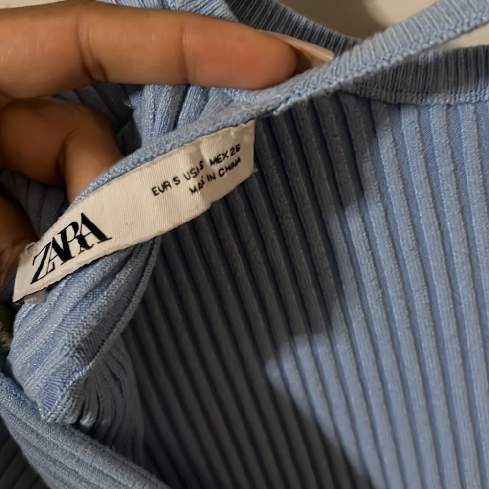Zara Ribbed Open Back Top - Picture 5 of 5